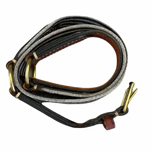 Dooney & Bourke men’s leather/ fabric belt